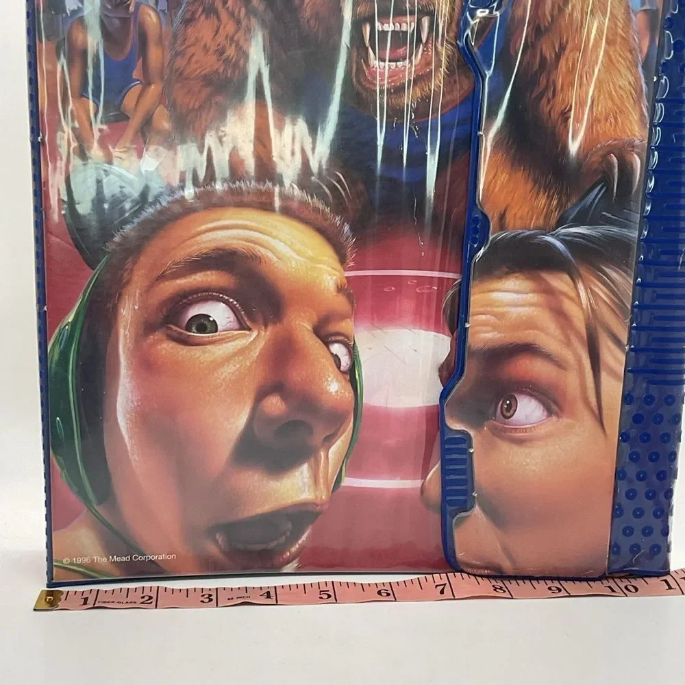 Vintage 1996 Mead Bear Wrestling Trapper Keeper